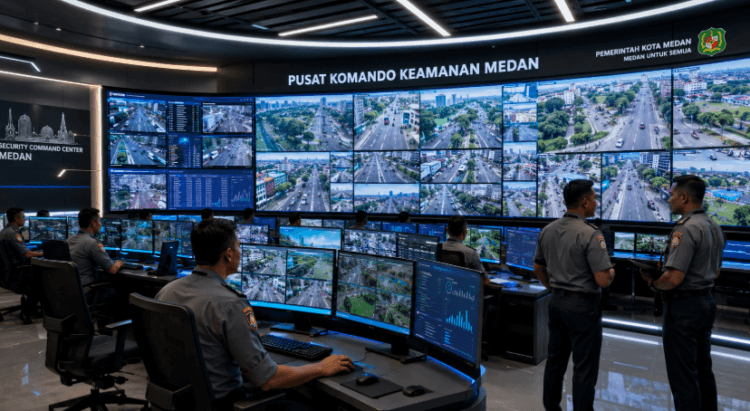 Optimalisasi fungsi Infrastruktur Keamanan Medan melalui penyediaan sistem pemantauan digital terpadu guna meningkatkan ketertiban di lingkungan pemerintah kota pimpinan.