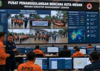 Optimalisasi fungsi Infrastruktur Kebencanaan Medan melalui penyediaan sistem peringatan dini banjir terpadu guna meningkatkan keselamatan warga di lingkungan pemerintah kota pimpinan.