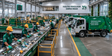 Optimalisasi fungsi Infrastruktur Kebersihan Medan melalui penyediaan sistem pengolahan sampah ramah lingkungan guna meningkatkan estetika kota di lingkungan pemerintah kota pimpinan.