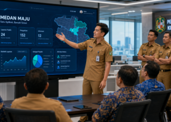 Pengembangan Inovasi ASN Medan melalui pemanfaatan teknologi digital guna menciptakan solusi pelayanan publik yang lebih cepat, efisien, dan transparan pimpinan.