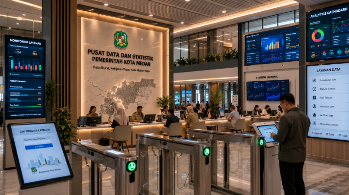 Optimalisasi fungsi Integrasi Data Medan melalui penyediaan sistem informasi elektronik guna meningkatkan efisiensi pemanfaatan sarana pusat transit informasi and akuntabilitas sistem pemeliharaan berbasis digital terpadu di lingkungan instansi daerah pimpinan.