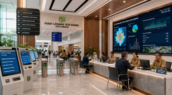 Optimalisasi fungsi Integrasi Penataan Ruang melalui penyediaan sistem zonasi elektronik guna meningkatkan efisiensi pemanfaatan sarana pusat transit informasi and akuntabilitas sistem pemeliharaan berbasis digital terpadu di lingkungan instansi daerah pimpinan.