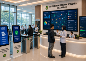Optimalisasi fungsi Integrasi Perizinan Berusaha melalui penyediaan sistem monitoring perizinan elektronik guna meningkatkan efisiensi pemanfaatan sarana pusat transit informasi and akuntabilitas sistem pemeliharaan berbasis digital terpadu di lingkungan instansi daerah pimpinan.