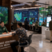Dashboard interaktif Izin Kehutanan Medan yang menampilkan sistem pemantauan data lahan real-time untuk mendukung efisiensi konservasi kota Medan