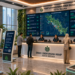 Dashboard interaktif Izin Kelola Ekosistem Medan yang menampilkan sistem pemantauan data lingkungan real-time untuk mendukung efisiensi kelestarian kota Medan