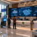 Dashboard interaktif Izin Konstruksi Medan yang menampilkan sistem pemantauan data bangunan real-time untuk mendukung efisiensi infrastruktur kota Medan