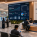 Dashboard interaktif Izin Perdagangan Medan yang menampilkan sistem pemantauan data niaga real-time untuk mendukung efisiensi komersial kota Medan