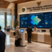 Dashboard interaktif Izin Pertanahan Medan yang menampilkan sistem pemantauan data lahan real-time untuk mendukung efisiensi properti kota Medan