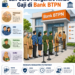 infografis pensiunan pns dan asn, dan tentara dan guru mengantri untuk mengambil gaji di bank BTPN