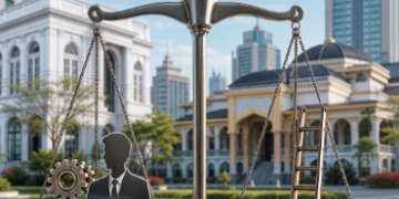 Visualisasi pengembangan Karier ASN Medan dalam penempatan jabatan yang mengutamakan kualitas kompetensi dan prestasi kerja pegawai secara objektif.