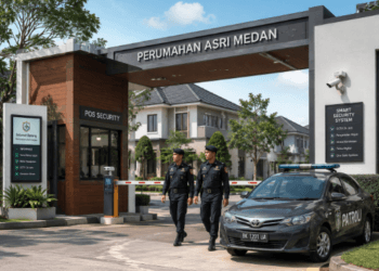 Penguatan sistem Keamanan Lingkungan Medan melalui kolaborasi antara warga dan petugas guna menciptakan suasana kondusif di lingkungan pemerintah kota pimpinan.
