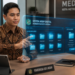 Ilustrasi implementasi Kearsipan Digital Medan yang memudahkan pengelolaan pimpinan pencarian pimpinan dan penyimpanan dokumen negara secara aman dan efisien.