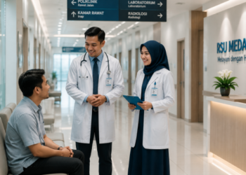 Penguatan sektor Kesehatan Medan 2026 melalui penyediaan alat medis modern dan sistem antrean digital guna memberikan pelayanan yang cepat bagi warga pimpinan.