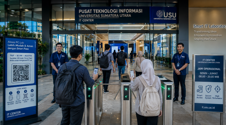 Optimalisasi fungsi Laboratorium Komputer Medan melalui penyediaan sistem pembayaran pendaftaran e-registrasi maba elektronik guna meningkatkan efisiensi tata kelola penyediaan sarana unit layanan komputasi data mahasiswa di kawasan lingkungan perguruan tinggi pimpinan.