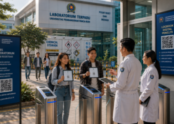 Optimalisasi fungsi Laboratorium Sains Medan melalui penyediaan sistem pembayaran pendaftaran e-registrasi maba elektronik guna meningkatkan efisiensi tata kelola penyediaan fasilitas praktikum higienis di kawasan lingkungan perguruan tinggi pimpinan.