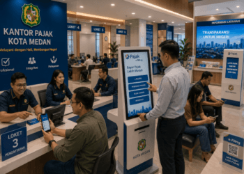 Optimalisasi fungsi Layanan Pajak Medan melalui penyediaan sistem administrasi fiskal terpadu guna meningkatkan kemudahan warga di lingkungan pemerintah kota pimpinan.