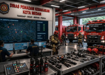 Optimalisasi fungsi Layanan Pemadam Kebakaran Medan melalui penyediaan sistem respons cepat guna meningkatkan perlindungan warga di lingkungan pemerintah kota pimpinan.