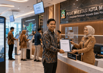 Optimalisasi fungsi Layanan Perizinan Medan melalui penyediaan sistem pengurusan izin usaha satu pintu guna meningkatkan daya saing ekonomi di lingkungan pemerintah kota pimpinan.