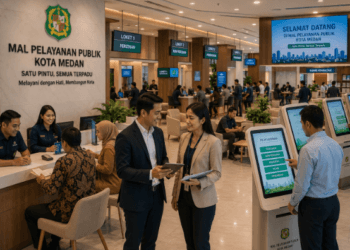 Optimalisasi fungsi Layanan Perizinan Medan melalui penyediaan sistem pengurusan dokumen terpadu guna meningkatkan iklim investasi di lingkungan pemerintah kota pimpinan.
