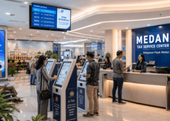 Optimalisasi fungsi Layanan Perpajakan Medan melalui penyediaan kanal pembayaran nontunai guna mempermudah kewajiban warga di lingkungan pemerintah kota pimpinan.