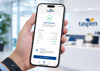 Proses digitalisasi melalui Layanan Taspen Terbaru yang memudahkan pensiunan ASN dalam mengurus dana hari tua tanpa harus datang ke kantor cabang.