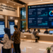 Dashboard interaktif Legalitas Dagang Kecil Medan yang menampilkan sistem pemantauan data dagang real-time untuk mendukung efisiensi UMKM kota Medan