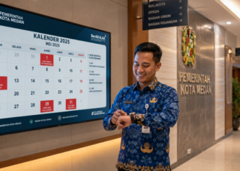 Informasi mengenai jadwal Libur ASN Medan dan pengaturan cuti bersama guna memastikan pelayanan publik tetap berjalan optimal melalui sistem piket pimpinan.