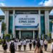 Pemandangan gedung yang menjadi salah satu titik Lokasi Ujian Medan dengan fasilitas modern guna menunjang kenyamanan para peserta seleksi pimpinan.