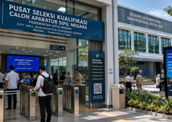 Optimalisasi fungsi Materi CPNS Pemko Medan melalui penyediaan sistem pembayaran pendaftaran e-registrasi maba elektronik guna meningkatkan efisiensi tata kelola penyediaan sarana unit layanan distribusi kisi-kisi soal dan pengukuran bobot nilai tes berbasis komputer kampus mahasiswa di kawasan lingkungan instansi daerah pimpinan.