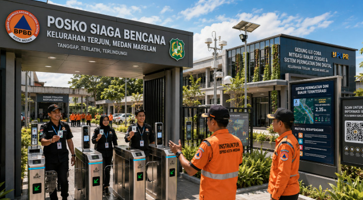Optimalisasi fungsi Mitigasi Banjir Desa Regemuk melalui penyediaan sistem pembayaran pendaftaran e-registrasi maba elektronik guna meningkatkan efisiensi tata kelola penyediaan sarana unit layanan pemantauan ketinggian muka air sungai kampus mahasiswa di kawasan lingkungan instansi daerah pimpinan.