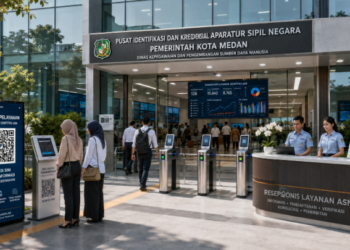Optimalisasi fungsi NIP CPNS Pemko Medan melalui penyediaan sistem pembayaran pendaftaran e-registrasi maba elektronik guna meningkatkan efisiensi tata kelola penyediaan sarana unit layanan distribusi dokumen identitas kepegawaian dan akuntabilitas pengusulan nomor induk berbasis sistem digital terpadu kampus mahasiswa di kawasan lingkungan instansi daerah pimpinan.