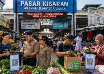 Optimalisasi fungsi Niaga Pusat Asahan melalui penyediaan sistem pembayaran retribusi kios elektronik guna meningkatkan efisiensi tata kelola transaksi komoditas lokal di lingkungan pemerintah wilayah pimpinan.