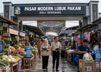Optimalisasi fungsi Niaga Pusat Deli Serdang melalui penyediaan sistem pembayaran retribusi kios elektronik guna meningkatkan efisiensi tata kelola transaksi komoditas lokal di lingkungan pemerintah wilayah pimpinan.
