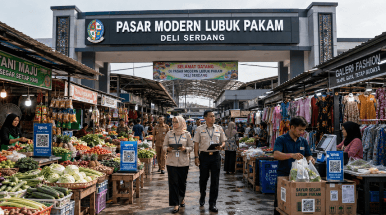 Optimalisasi fungsi Niaga Pusat Deli Serdang melalui penyediaan sistem pembayaran retribusi kios elektronik guna meningkatkan efisiensi tata kelola transaksi komoditas lokal di lingkungan pemerintah wilayah pimpinan.