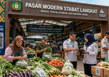 Niaga Pusat Langkat 2026 Kios Sentra Pasar Kebun Lada