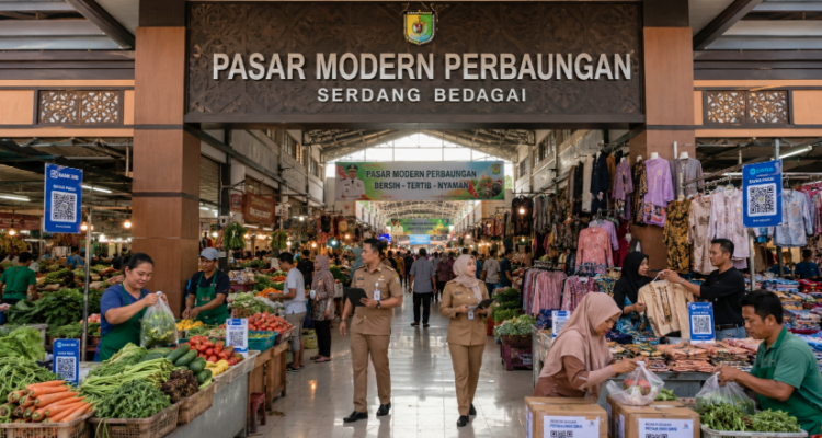 Optimalisasi fungsi Niaga Pusat Serdang Bedagai melalui penyediaan sistem pembayaran retribusi kios elektronik guna meningkatkan efisiensi tata kelola transaksi komoditas lokal di lingkungan pemerintah wilayah pimpinan.