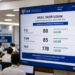 Visualisasi skor hasil ujian yang telah melampaui Nilai Ambang Batas Medan sebagai syarat utama kelulusan administrasi nilai.