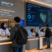 Dashboard interaktif Panduan Izin Layanan Kesehatan yang menampilkan sistem pemantauan data medis real-time untuk mendukung efisiensi kesehatan kota Medan.
