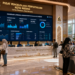Dashboard interaktif Panduan Izin Layanan Perpustakaan yang menampilkan sistem pemantauan data literasi real-time untuk mendukung efisiensi perpustakaan kota Medan.