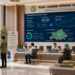 Dashboard interaktif Panduan Izin Pendirian Koperasi yang menampilkan sistem pemantauan data lembaga real-time untuk mendukung efisiensi kelembagaan kota Medan.
