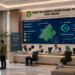 Dashboard interaktif Panduan Izin Usaha Perkebunan yang menampilkan sistem pemantauan data komoditas real-time untuk mendukung efisiensi perkebunan kota Medan.
