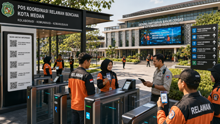 Optimalisasi fungsi Partisipasi Banjir Desa Regemuk melalui penyediaan sistem pembayaran pendaftaran e-registrasi maba elektronik guna meningkatkan efisiensi tata kelola penyediaan sarana unit layanan koordinasi pergerakan relawan sosial kampus mahasiswa di kawasan lingkungan instansi daerah pimpinan.