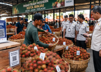 Optimalisasi fungsi Pasar Binjai melalui penyediaan sistem pembayaran retribusi kios elektronik guna meningkatkan efisiensi tata kelola transaksi komoditas buah musiman di lingkungan pemerintah wilayah pimpinan.