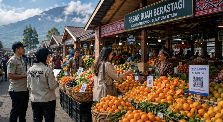 Optimalisasi fungsi Pasar Karo melalui penyediaan sistem pembayaran retribusi elektronik guna meningkatkan efisiensi pendapatan daerah di lingkungan pemerintah wilayah pimpinan.
