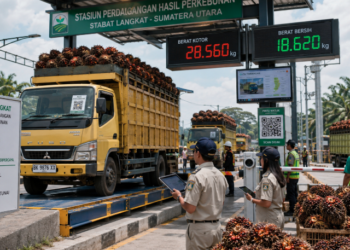 Optimalisasi fungsi Pasar Langkat melalui penyediaan sistem pembayaran retribusi jembatan timbang elektronik guna meningkatkan efisiensi akurasi tonase komoditas di lingkungan pemerintah wilayah pimpinan.