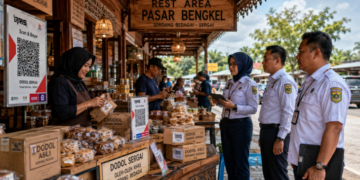 Optimalisasi fungsi Pasar Sergai melalui penyediaan sistem pembayaran retribusi kios elektronik guna meningkatkan efisiensi tata kelola transaksi komoditas kuliner lokal di lingkungan pemerintah wilayah pimpinan.