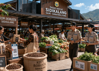 Optimalisasi fungsi Pasar Tradisional Dairi melalui penyediaan sistem pembayaran retribusi kios elektronik guna meningkatkan efisiensi tata kelola transaksi komoditas lokal di lingkungan pemerintah wilayah pimpinan.