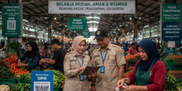 Optimalisasi fungsi Pasar Tradisional Deliserdang melalui penyediaan sistem pembayaran retribusi kios elektronik guna meningkatkan efisiensi tata kelola transaksi komoditas lokal di lingkungan pemerintah wilayah pimpinan.