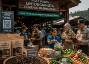 Optimalisasi fungsi Pasar Tradisional Humbang melalui penyediaan sistem pembayaran retribusi kios elektronik guna meningkatkan efisiensi tata kelola transaksi komoditas lokal di lingkungan pemerintah wilayah pimpinan.