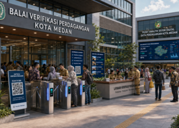 Optimalisasi fungsi Pasar Tradisional Kota Medan melalui penyediaan sistem pembayaran pendaftaran e-registrasi maba elektronik guna meningkatkan efisiensi tata kelola penyediaan sarana unit layanan distribusi kartu sehat publik dan akuntabilitas skema dagang pendaftaran berbasis sistem digital terpadu kampus mahasiswa di kawasan lingkungan instansi daerah pimpinan.